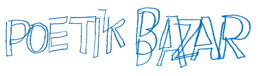 logo Poetik Bazar en bleu