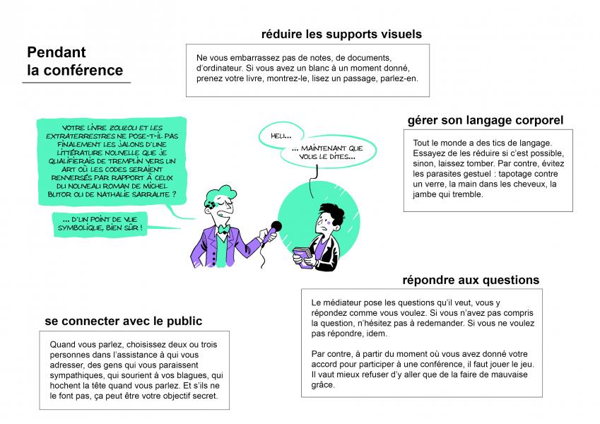 texte et dessin et encadré noir